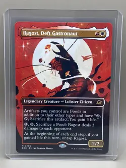 RAGOST, DEFT GASTRONAUT #0300 Edge Of Eternities MTG BORDERLESS Card Near Mint - Image 1