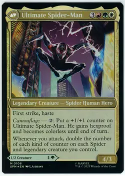 MTG Miles Morales Ultimate Spider-Man 0108 Foil Marvel Universes Beyond - Image 2