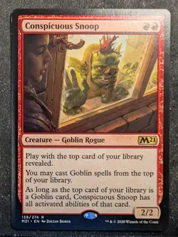 Conspicuous Snoop - Core Set 2021 / M21 (MTG) - Image 1