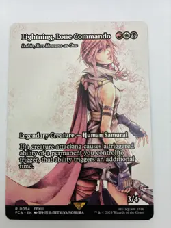 Lightning, Lone Commando - MTG Final Fantasy Showcase Art 054 NM FREE SHIPPING! - Image 2