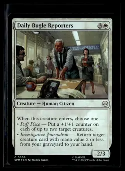 Daily Bugle Reporters - Foil - SPM - MTG - EN - NM - 0006 - Image 1