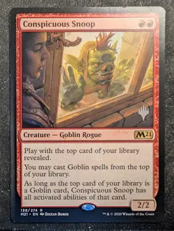 Conspicuous Snoop - Promo Pack - Core Set 2021 / M21 (MTG) - Image 1