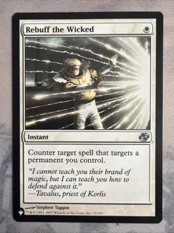 1x Rebuff the Wicked- NM- The List Reprints- Mtg Magic The Gathering- Ships Free - Image 1