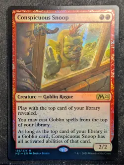 Conspicuous Snoop - Foil - Core Set 2021 / M21 (MTG) - Image 1