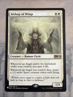 1x Bishop Of Wings- NM- The List Reprints- Mtg Magic The Gathering-Free Shipping - Image 1