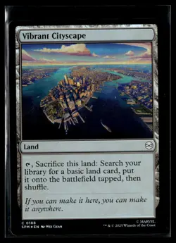 Vibrant Cityscape - Foil - SPM - MTG - EN - NM - 0188 - Image 1