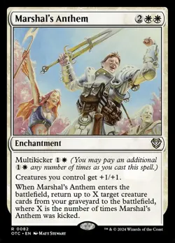 MTG Marshal's Anthem ** Outlaws of Thunder Junction Commander ** English - Image 1