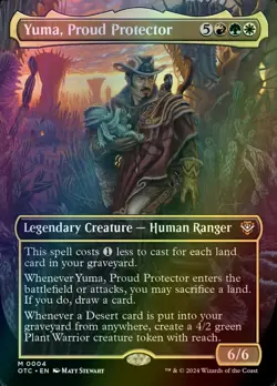 MTG Yuma, Proud Protector Borderless Foil ** otc ** En - Image 1