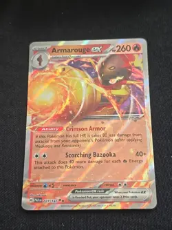 Armarouge ex 027/182 SV04: Paradox Rift Double Rare Holo Pokemon TCG NM - Image 1