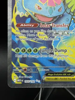 Mega Venusaur ex 155/132 Pokemon TCG Mega Evolution Full Art Rare - Image 5