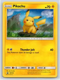Pokemon TCG SM Promos Pikachu Foil #SM183 - Image 1
