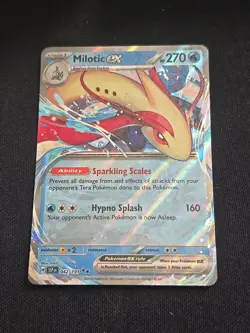 Milotic ex 042/191 Sv08: Surging Sparks Double Rare Holo Pokemon TCG NM - Image 1