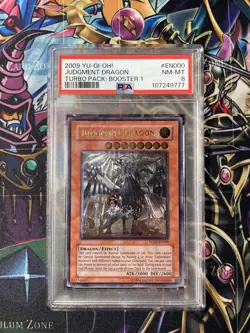 Yugioh Judgment Dragon | TU01-EN000 | Ultimate Rare | PSA 8 - Image 1