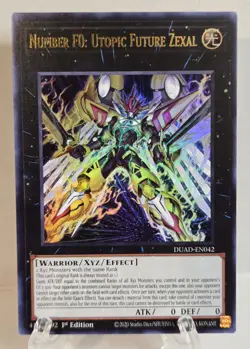 Yugioh! Number F0: Utopic Future Zexal DUAD-EN042 1st Ed Ultra Rare NM - Image 1
