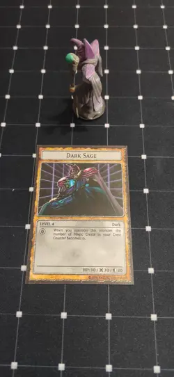 Yugioh Dungeon Dice Monsters Dark Sage custom figure card! DDM - Image 4
