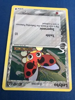Ledyba 53/101 EX Dragon Frontiers Stamped Reverse Holo Pokemon Card TCG Ligt Ply - Image 4