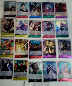 One Piece tcg Card Game 855 Cards Collection Mixed Lot w FOILS Included Japanese - Image 2