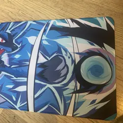 Lucario Rubber Playmat Play Mat For Tcg Trading Card Game Pokemon Mouse Pad - Image 3