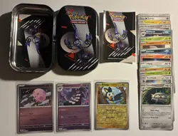 Pokemon Unova Empty Mini Tin With 16 Cards (Includes 3 Foil Cards) And Sticker! - Image 1
