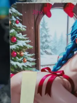 1/1 Only 1 Made Jinx Christmas 2 NSFW F/N Arcane Legends Lonestar Customs Card - Image 2