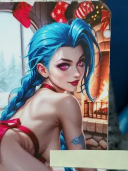1/1 Only 1 Made Jinx Christmas 2 NSFW F/N Arcane Legends Lonestar Customs Card - Image 3