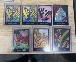 One Piece TCG PRB-02 The Best Vol. 2 English Foil DON!! Card Bundle (7Cards) - Image 1