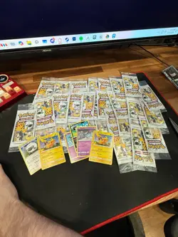 28x SEALED 25th Anniversary General Mills Pokemon Cereal 3-Card Booster Pack - Image 1