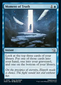 Moment of Truth x1 NM Magic the Gathering 1x March of the Machine mtg card - Image 1