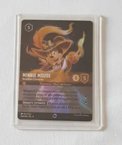 Minnie Mouse Musketeer Champion 206/204 Card - Disney Lorcana Ursula's Return - Image 3