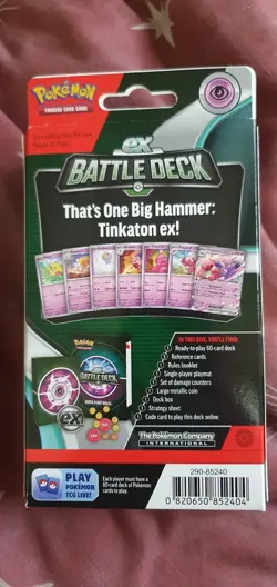 Pokemon TCG ex Battle Deck 2023 Tinkaton ex 60-Card Ready to Play Deck Sealed - Image 2