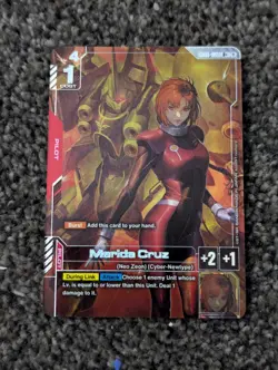 MARIDA CRUZ - GD01-093 R+ Alt Art GUNDAM TCG CARD GAME ENGLISH NEWTYPE RISING - Image 1