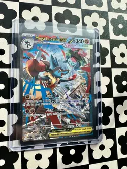 Pokemon Mega Evolution Mega Lucario EX SIR 179/132 English Card - Image 1