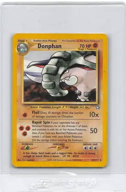 DONPHAN 21/111 - RARE NON-HOLO - NEO GENESIS - VINTAGE WOTC POKEMON CARD - MP - Image 1