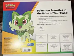 Pokemon TCG Scarlet & Violet Paldea Friends 5 Mini Tins Set + 4 Promo Cards Box - Image 2