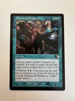 March of Progress - RETRO FRAME - MTG The Brothers' War: Commander - NM - Image 1