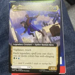 Peter Parker Amazing Spider-Man MTG NYCC Promo 0001 Rare Magic the Gathering - Image 2