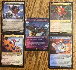 MTG Transformers Jetfire Shattered glass, jetfire Foil, Starscream - Image 1