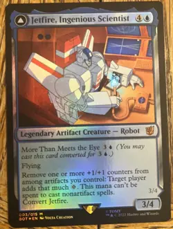 MTG Transformers Jetfire Shattered glass, jetfire Foil, Starscream - Image 2
