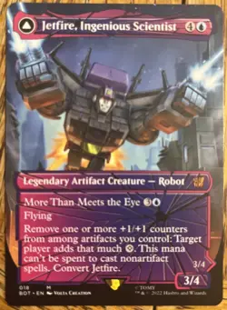 MTG Transformers Jetfire Shattered glass, jetfire Foil, Starscream - Image 3