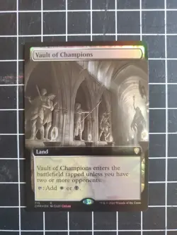 Vault of Champions (Extended Art) Commander Legends Foil - Image 1