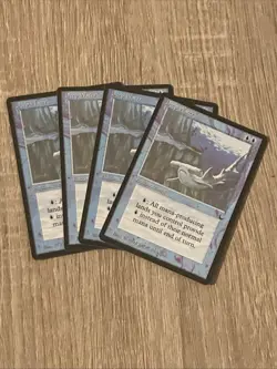 MTG - Deep Water x4 - The Dark - NM English Magic 1994 - Image 1