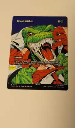 Beast Within (Borderless) Marvel Universe Eternal-Legal Regular - Image 1