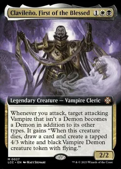 Clavileno, First of the Blessed - Extended Art x1 Magic the Gathering 1x Command - Image 1