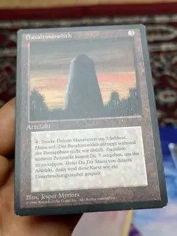 German FBB • Basalt Monolith • Unplayed / Line Across DMG *see Pics • Mtg (1713) - Image 2