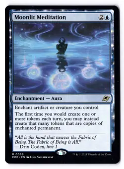 Moonlit Meditation NM* Edge Of Eternities ENGLISH 0069 mtg -UnltdCards - Image 1
