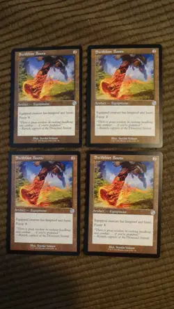 Magic: the Gathering / MtG Retro Swiftfoot Boots x4 Brothers War - Image 1