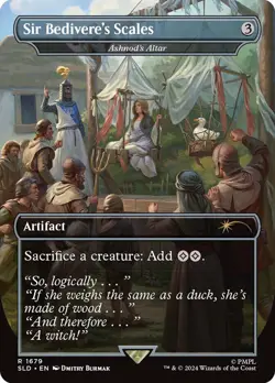 MTG Ashnod's Altar Sir Bediveres Scales Monty Python Secret Lair Borderless - - Image 1