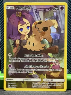 Pokemon TCG Mimikyu 245/236 Illustration Rare Cosmic Eclipse NM - Image 1