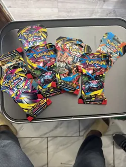 Pokemon TCG Mega Evolutions Sleeved Booster Pack Lot of 8 - Image 1