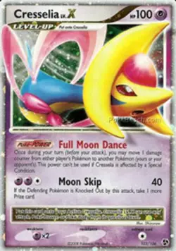 Damaged Cresselia LV.X - 103/106 - Rare Holo Pokemon Great Encounters - Image 1